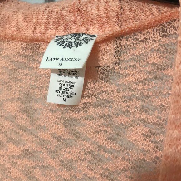 Late august 3/4 lacy open cardigan - Picture 2 of 7